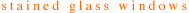 stained